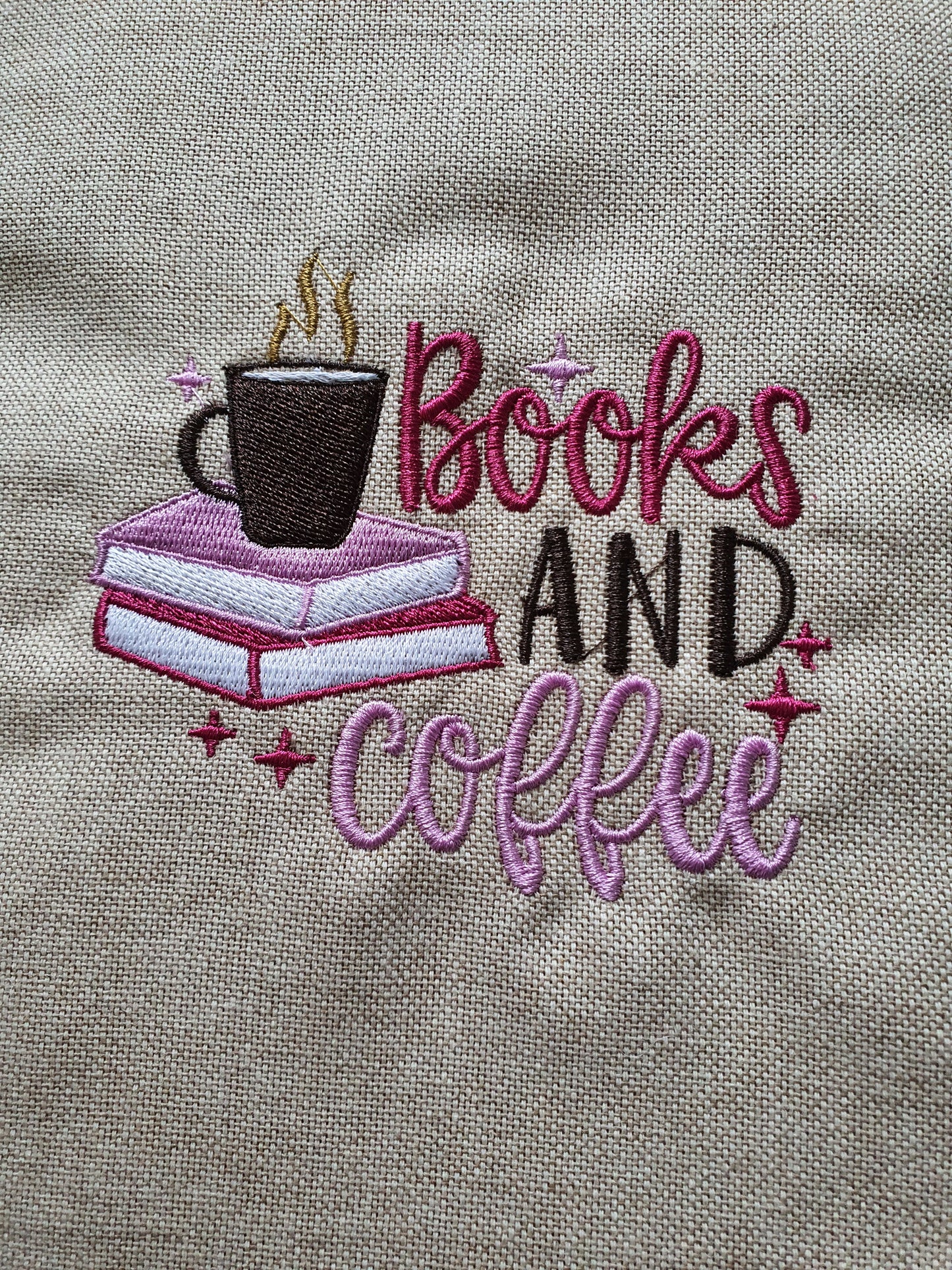Handmade Padded Embroidered Book Pouch, Book Lovers Gift, Book Sleeve, Book Cover