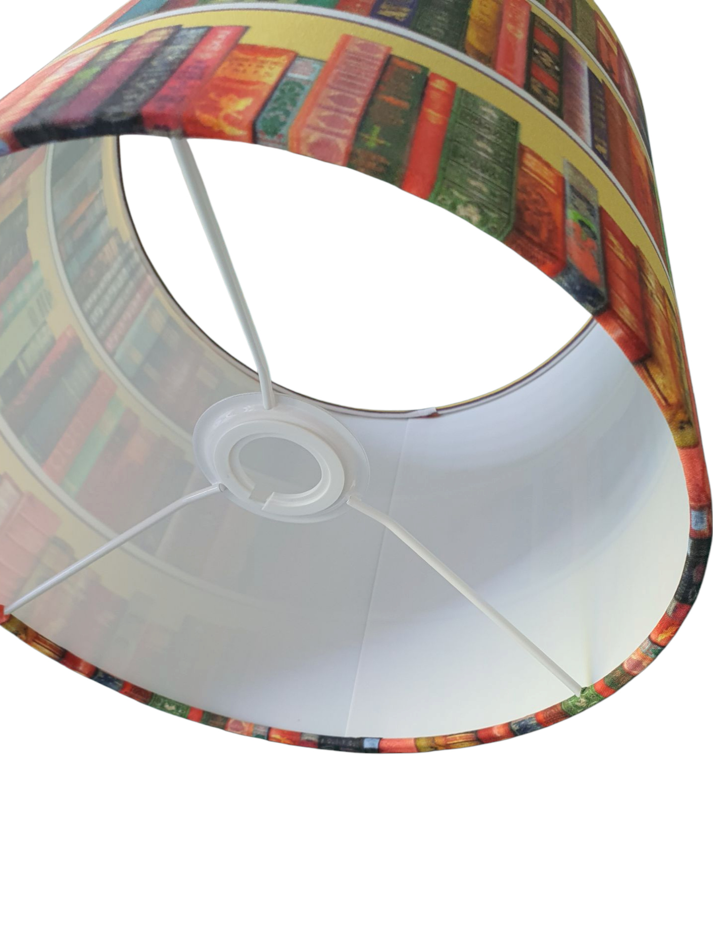 Another inside view of the lampshade from the bottom of the shade.