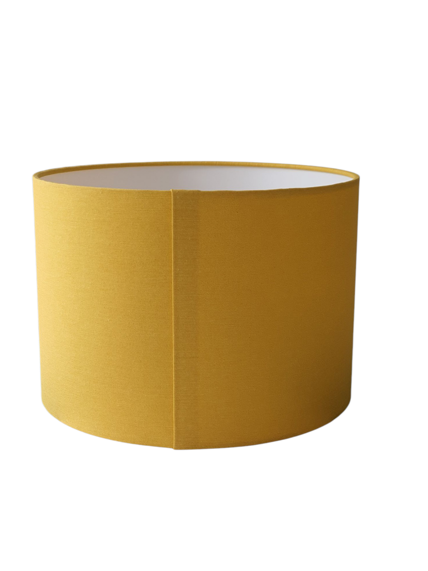 The back of the 30cm drum shade which shows the seam.