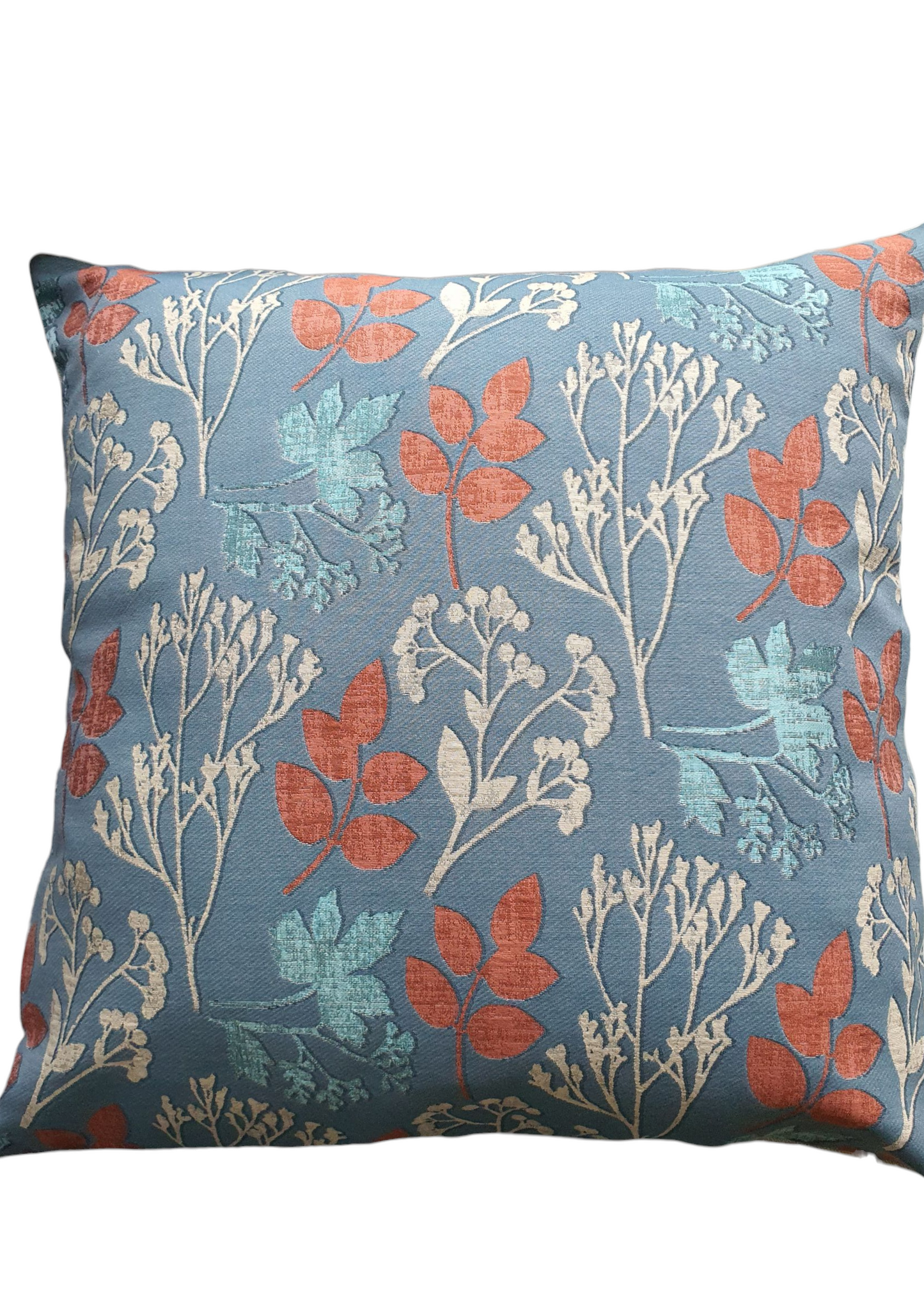 The handmade zipped patterned cushion cover is approximately 45cms square (17.5 inches by 17.5inches) and would be suitable for an 18 inch insert for plumpness. Please note the listing is for the cushion cover only and does not include the cushion insert.