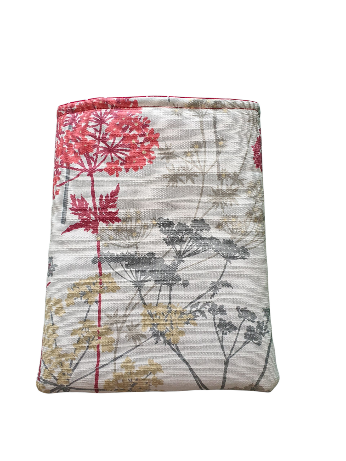 Handmade Padded Book Pouch, Book Sleeve, Book Cover, Book Lovers Gift