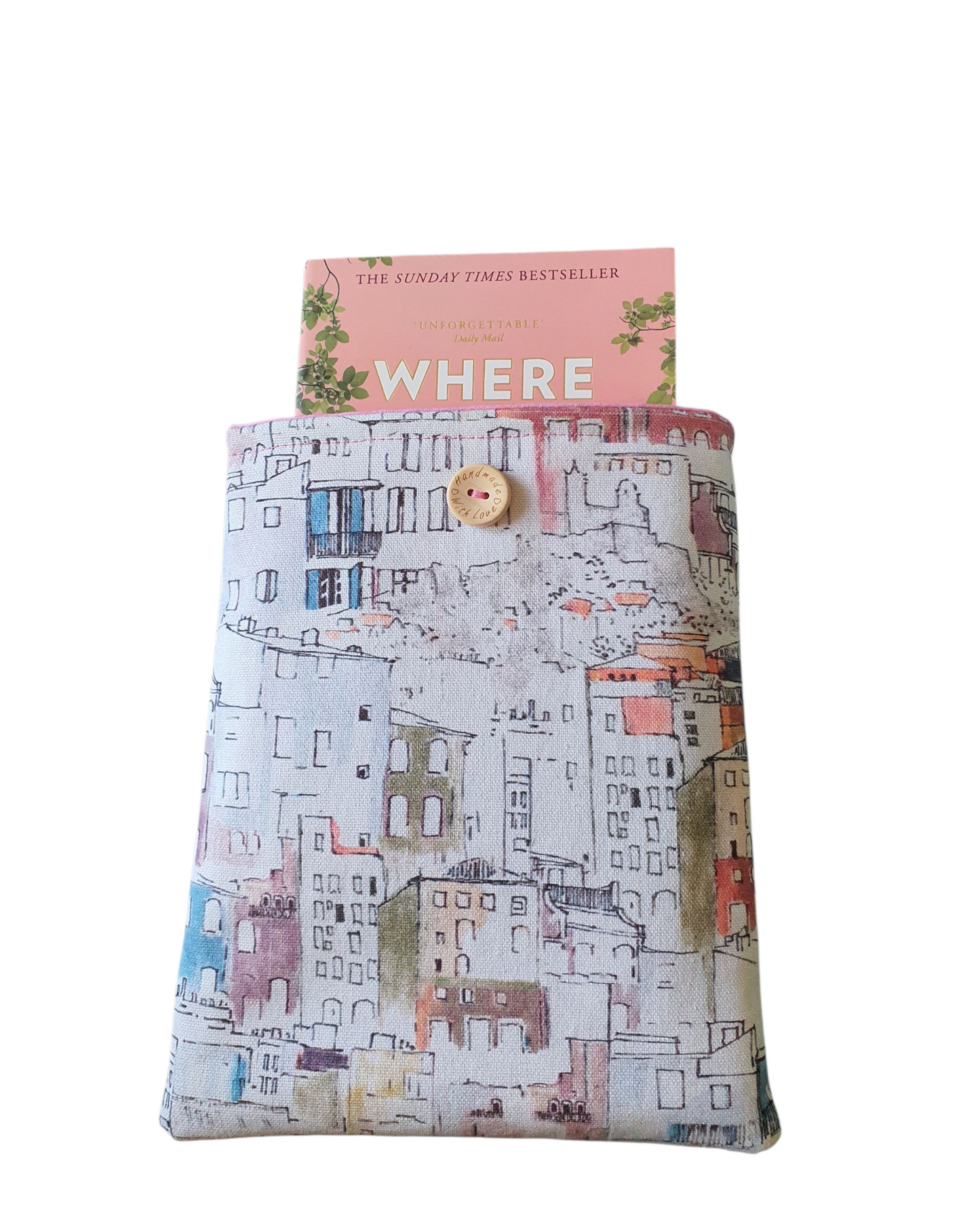 The padded Book Cover will protect precious books from wear and tear whilst being carried on the go. The book is not included and is for illustrative purposes only.