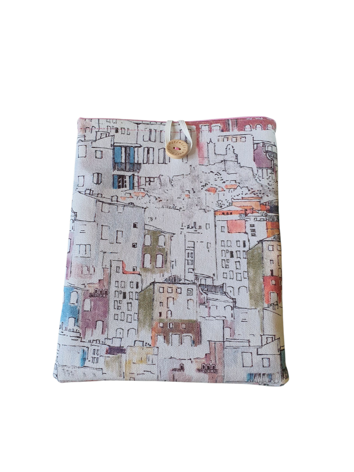 The Book Pouch is approximately 22cms x 17cms.
