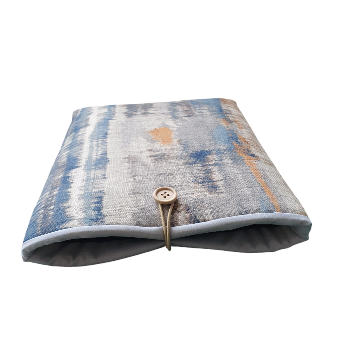 Handmade padded Book Pouch, Kindle and Tablet Sleeve. An ideal Book Lovers Gift.