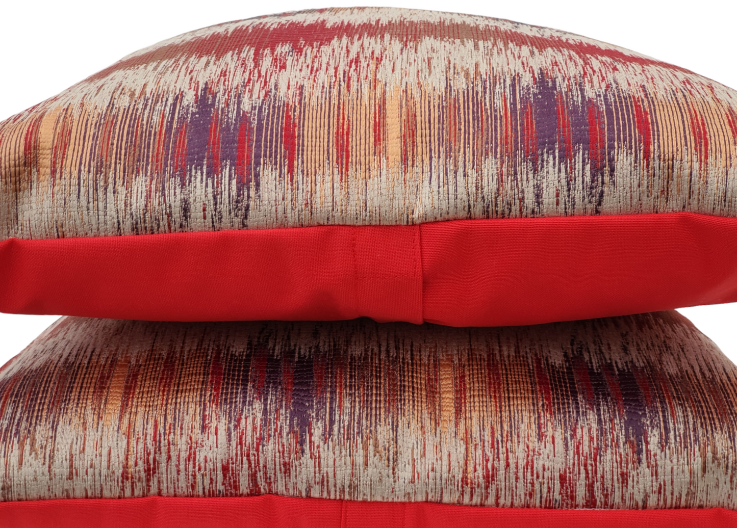 Distressed Edge - Handmade Zipped Cushion Cover (18 x 18)