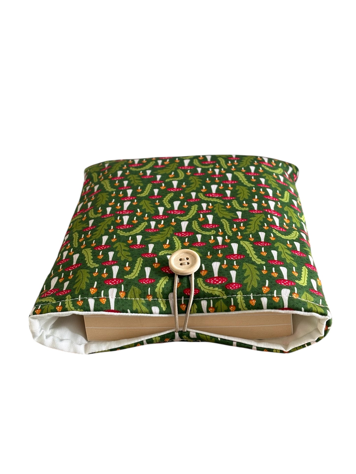 The padded Book Pouch will be an ideal Book Lovers Gift as will protect precious books from wear and tear whilst being carried on the go.  The Book Cover is approximately 23cms  x 18cms (9inches x 7inches) and would also offer protection for a Kindle e-Reader but check the measurement of the device prior to placing an order. Please note the book in the photograph is not included and is for illustrative purposes only.