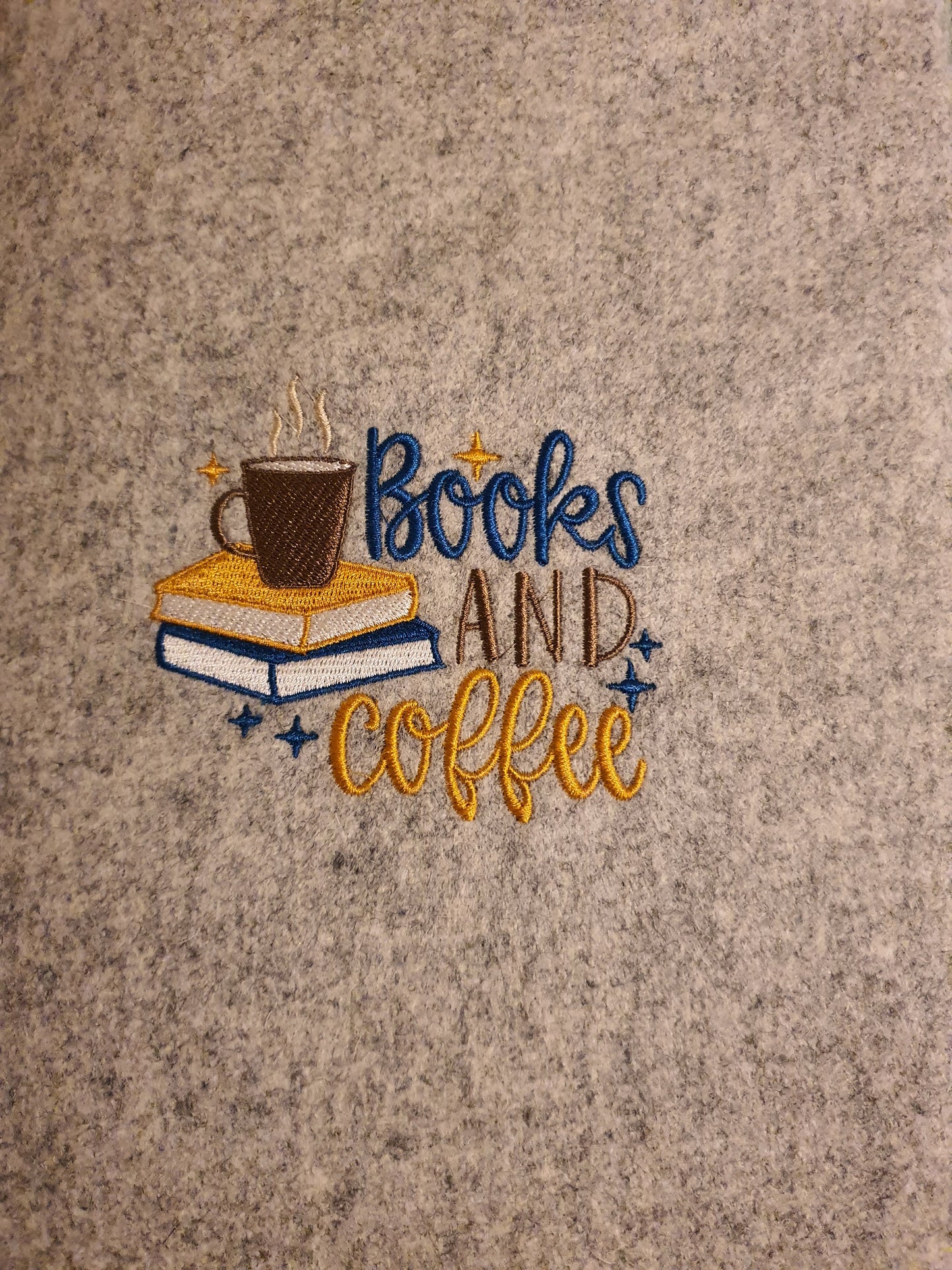 Handmade Embroidered Padded Book Pouch, Book Lovers Gift, Book Sleeve, Kindle Cover, Tablet, e-Reader, Book Cover