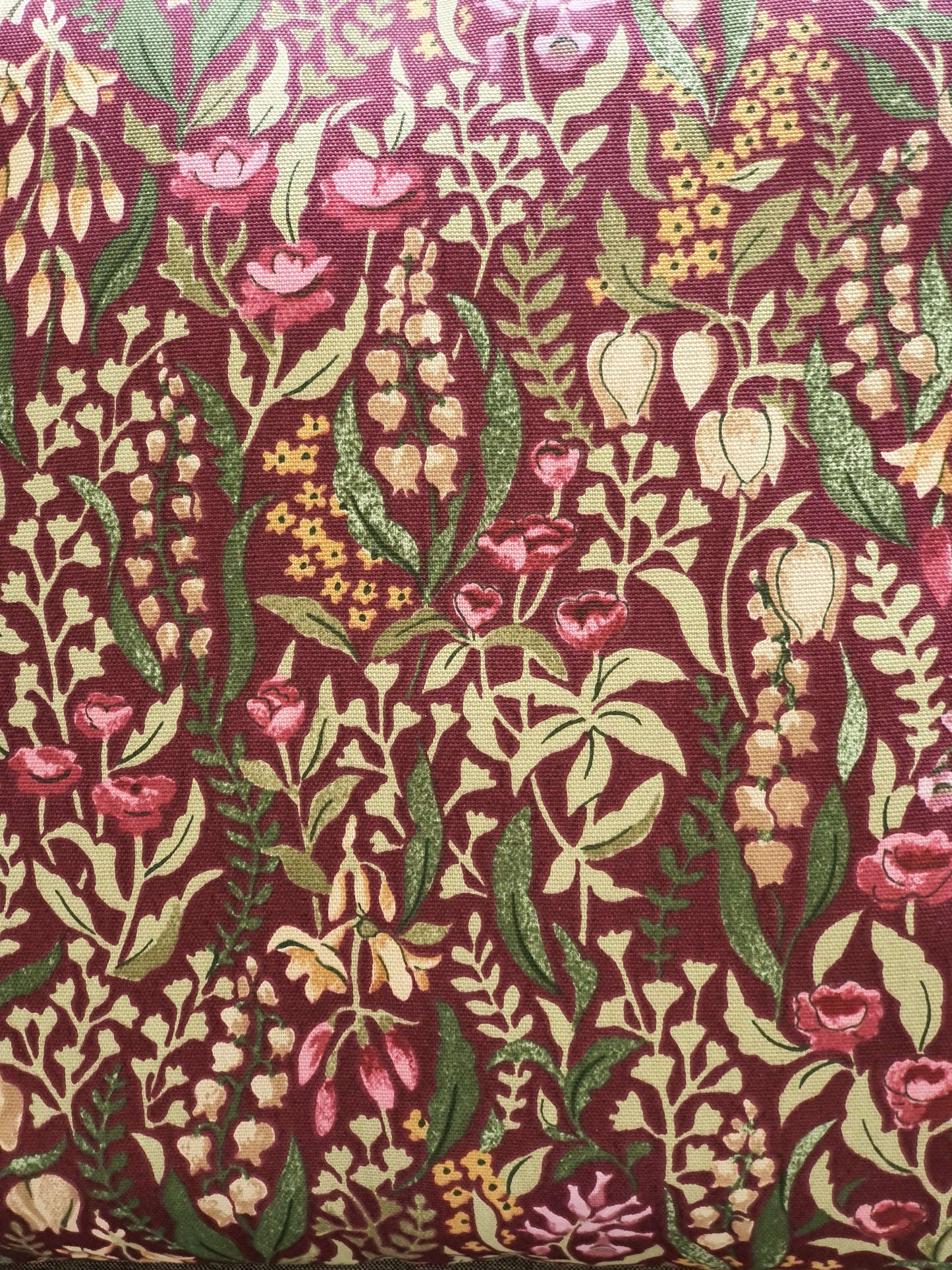 Close up of the patterned fabric but please note colours may vary depending on the screen resolution of the device on which being viewed.