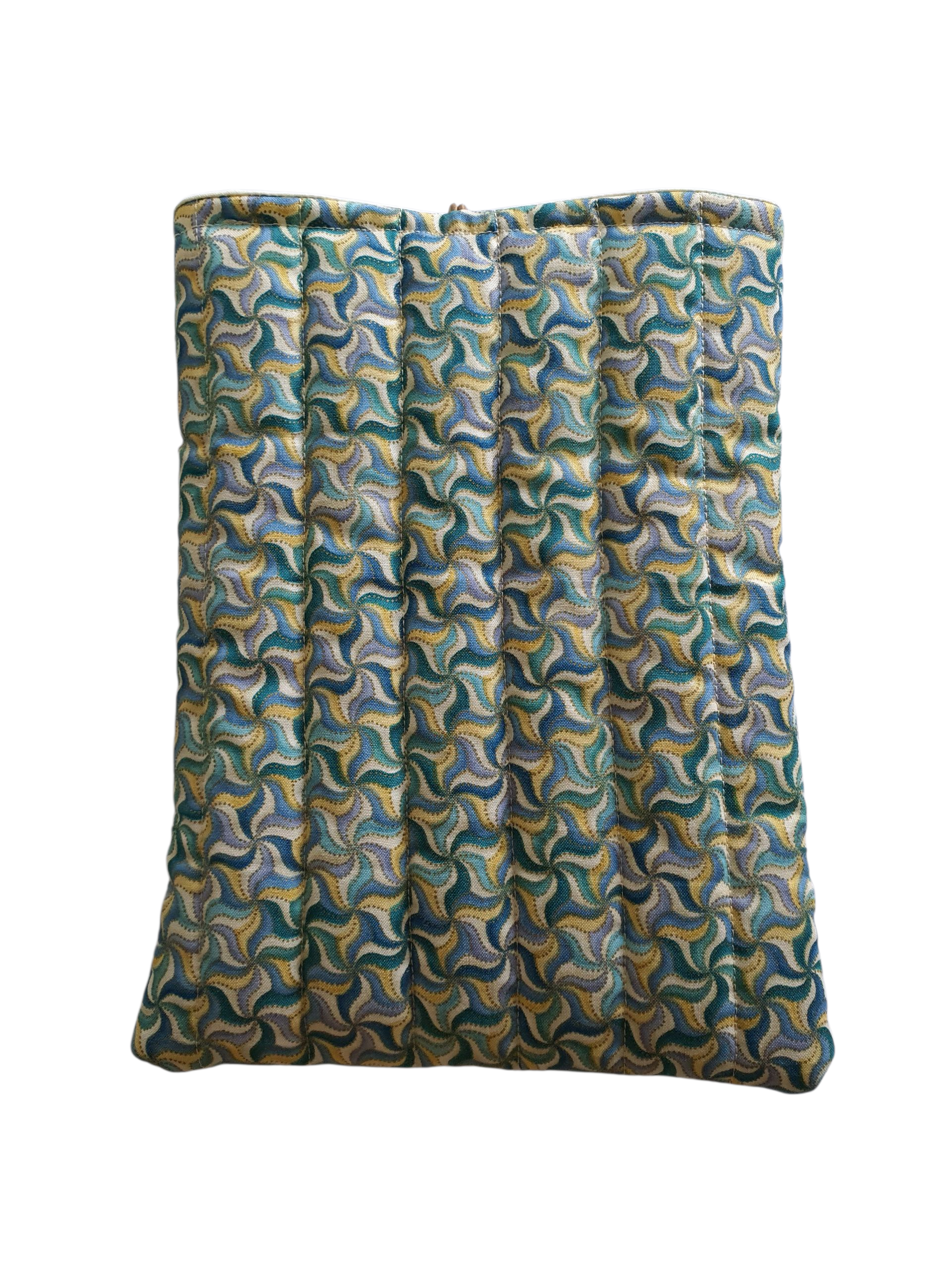 This is the back of the Book Pouch which shows the same fabric is on the back as the front.