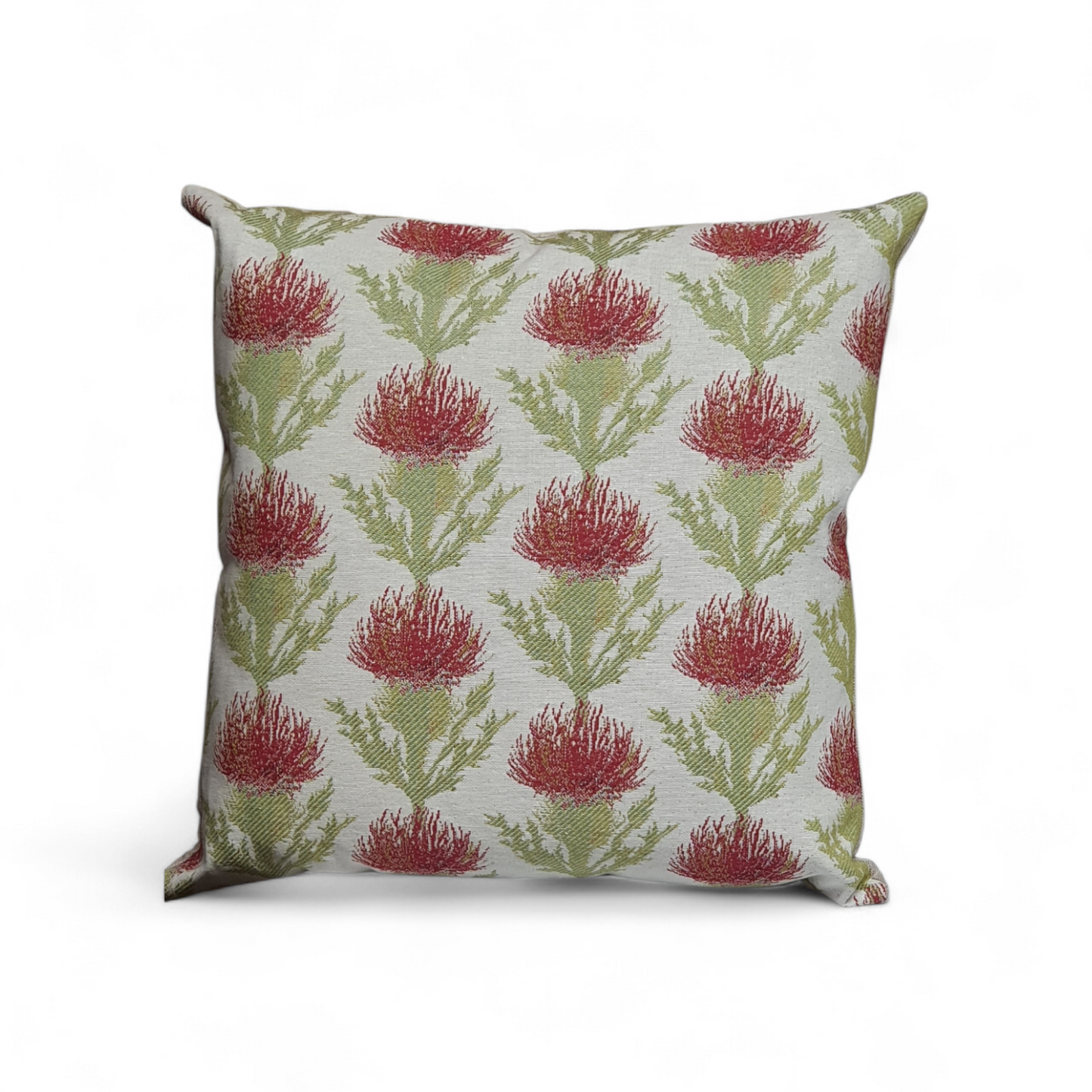 Handmade Zipped Cushion Cover, Thistle Pattern, Tapestry Fabric, Voyage Maison Fabric