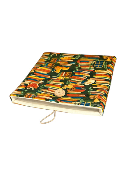 The Kindle/Book Pouch is lined with neutral fabric and padded with fusible wadding.