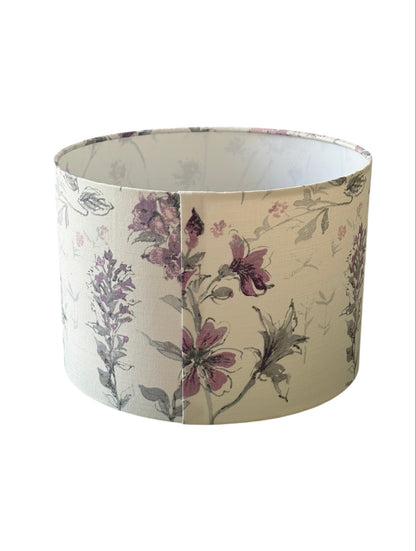 This photo shows join at the back of the handmade shade.  Please note the pattern may not match at the seam due to the pattern placement and pattern repeat.