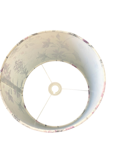 A view of the lampshade from the top of the lampshade. 