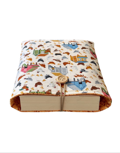 The Book Cover will protect books from wear and tear whilst being carried on the go.  Please note the book in the listing photo is not included and is for illustrative purposes only.