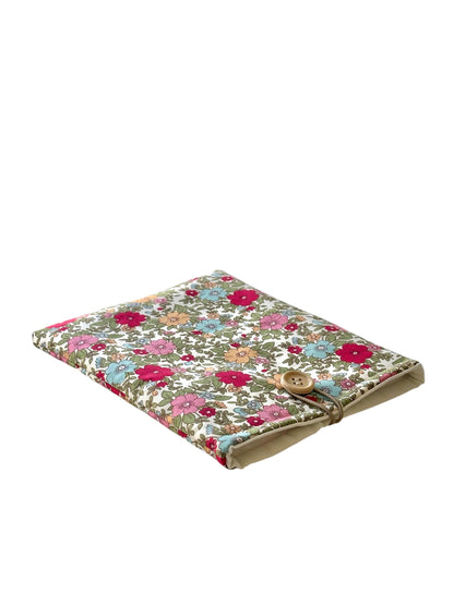 The handmade Kindle/Book Pouch is approximately 18cms x 15.5cms (7inches x 6inches).  Please check the measurement of the device prior to placing an order.