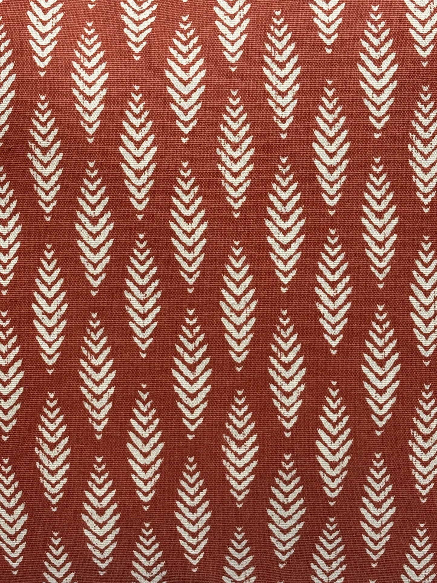 A close up of the patterned fabric.