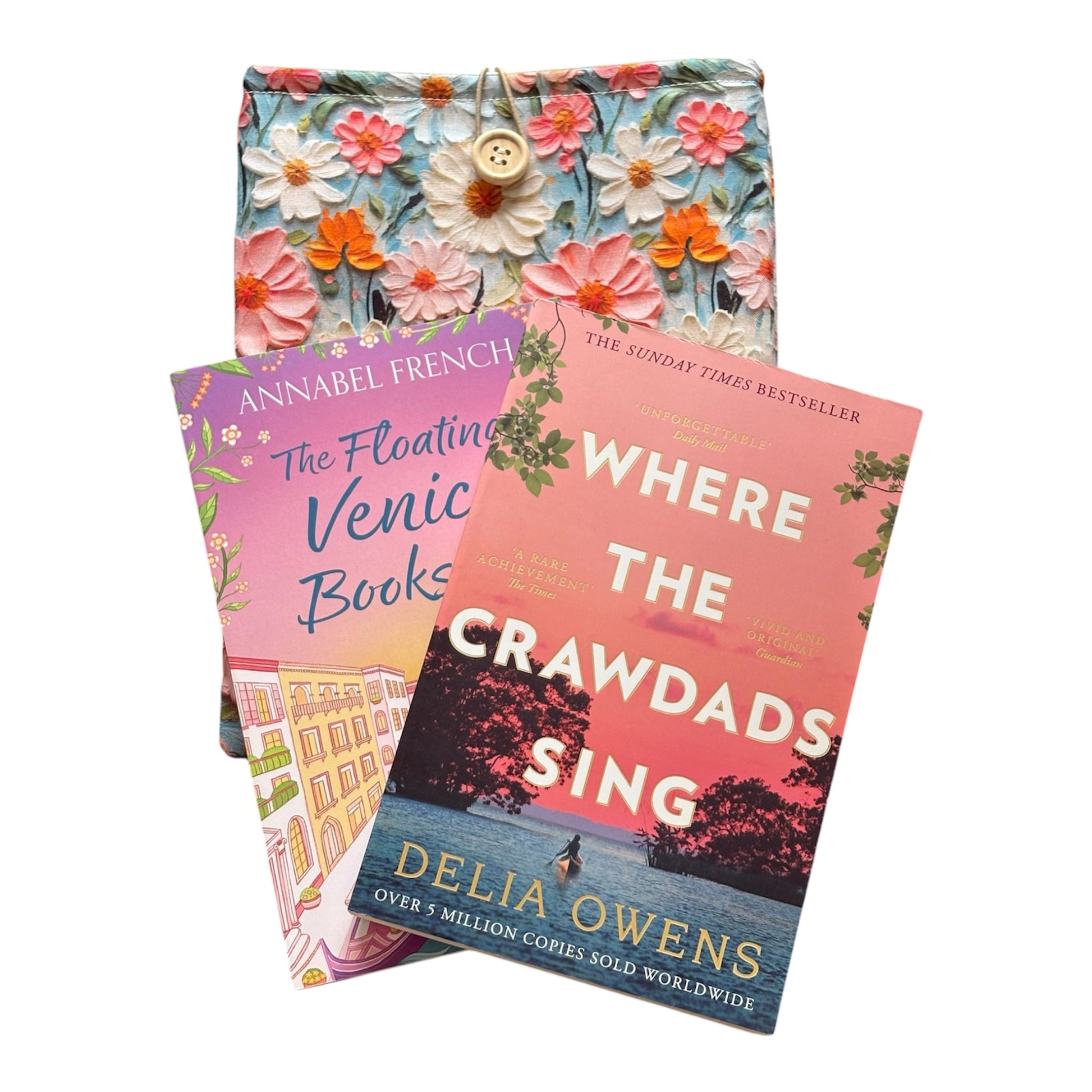 The books in the photo are not included and are to illustrate they were the books in the previous photo being protected by the Book Pouch.
