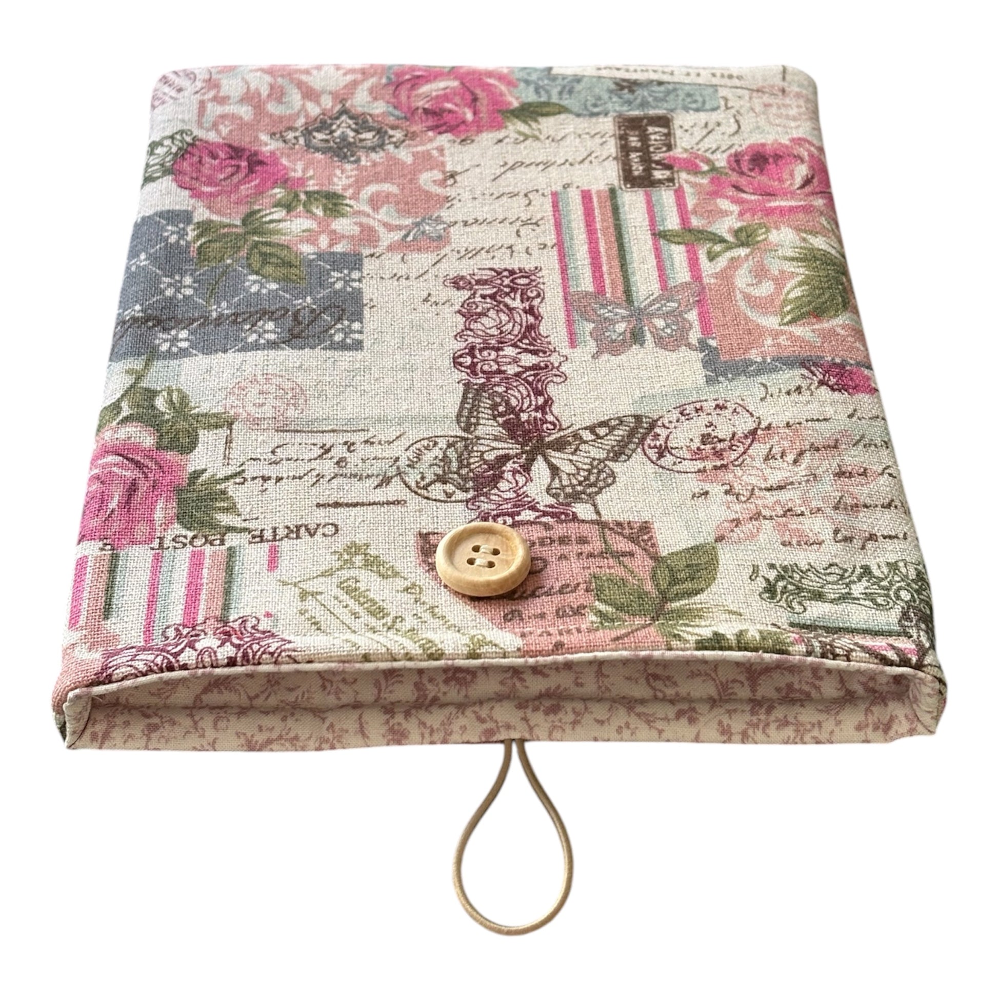 The complementing lining fabric is shown in this photo.