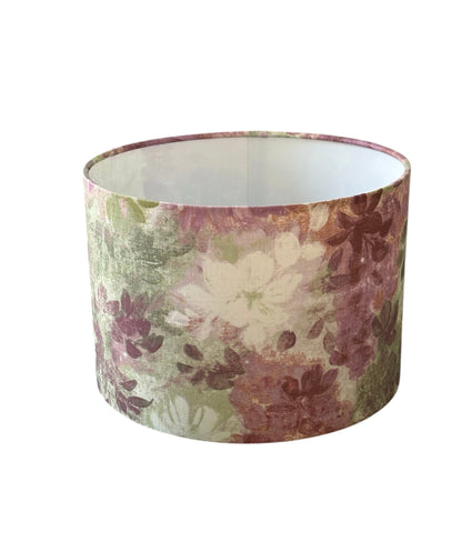 The Wisteria floral pattern fabric colours are muted which has an appearance of watercolours.