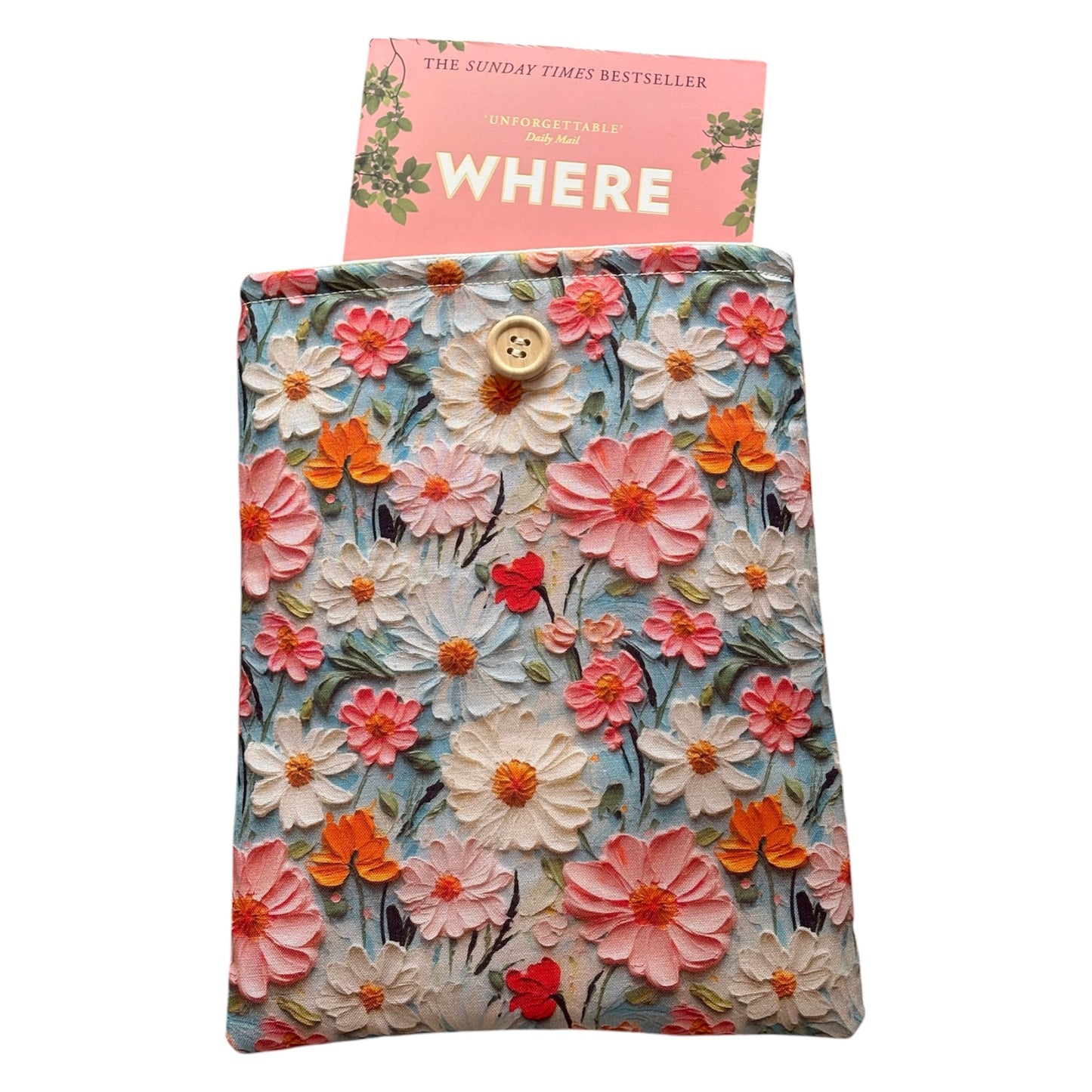 Books are protected whilst being carried in the padded Book Pouch.  Please note the book in the listing photos are not included and are for illustrative purposes only.