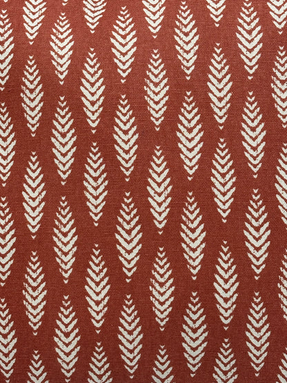 Handmade Zipped Cushion Cover, Leaf Pattern Fabric Cushion Cover, Pillow Cover, Scatter Cushion Cover