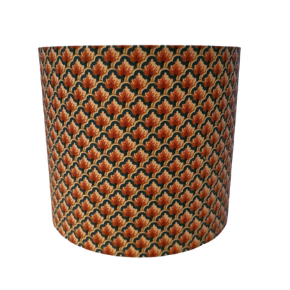 Floral Drum Lampshade - Handmade 20cm Drum Lampshade