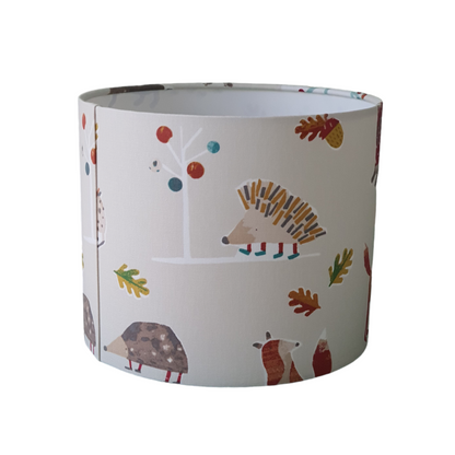 Handmade 25cm Drum Lampshade - Prestigious Herbie Butterscotch Fabric