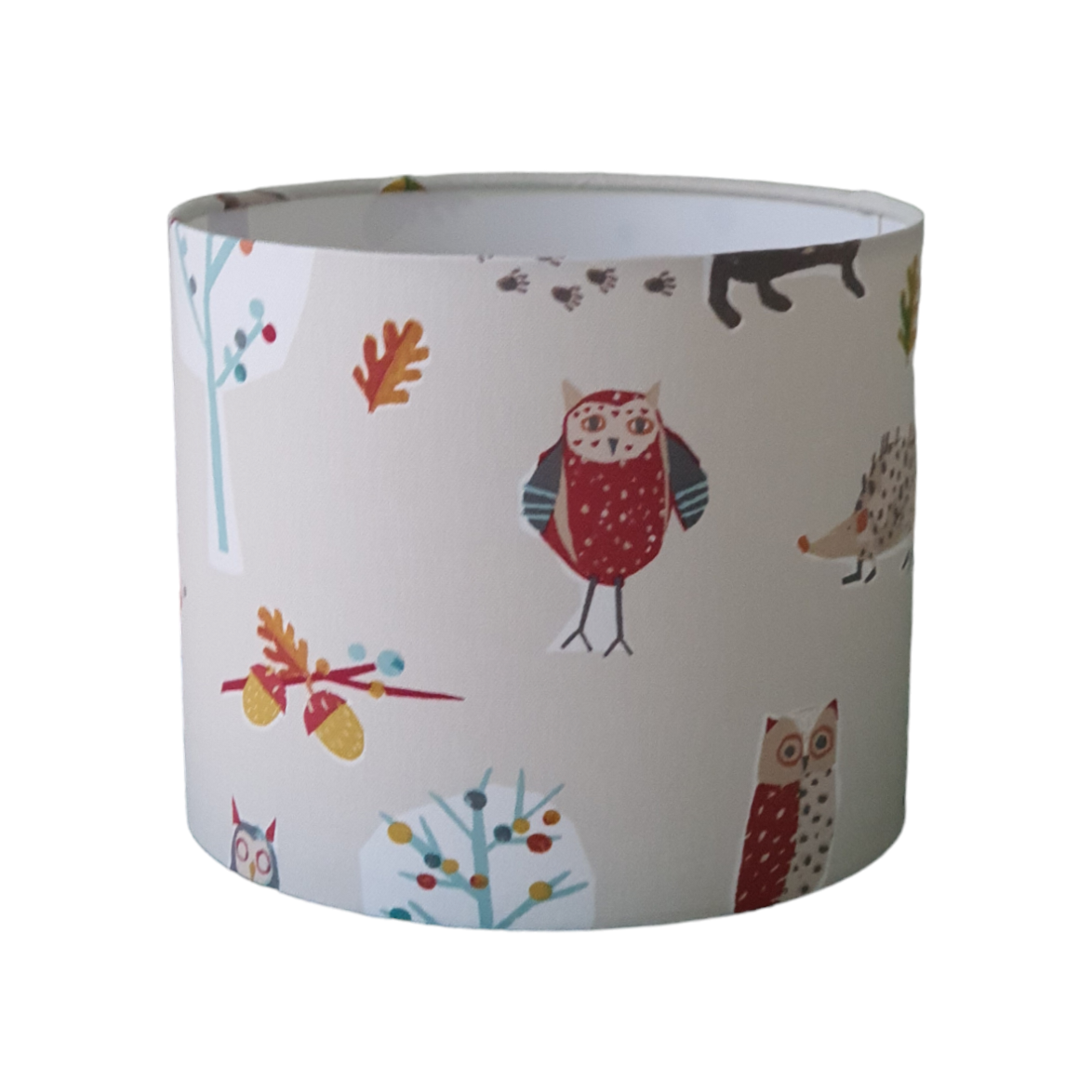 Handmade 25cm Drum Lampshade - Prestigious Herbie Butterscotch Fabric