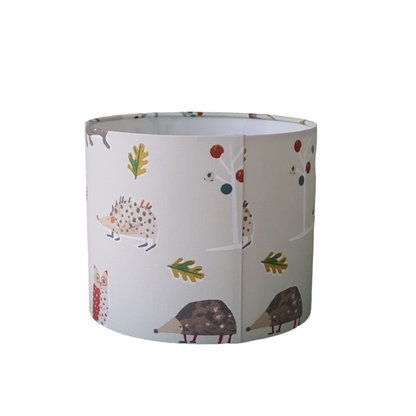 Handmade 25cm Drum Lampshade - Prestigious Herbie Butterscotch Fabric
