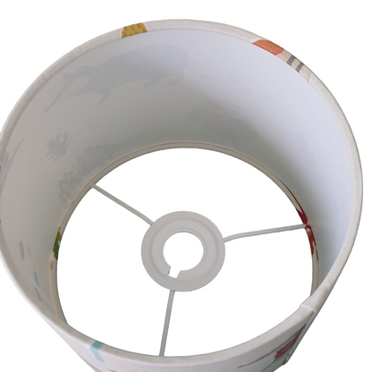 Handmade 20cm Drum Lampshade - Woodland and Forest Animals