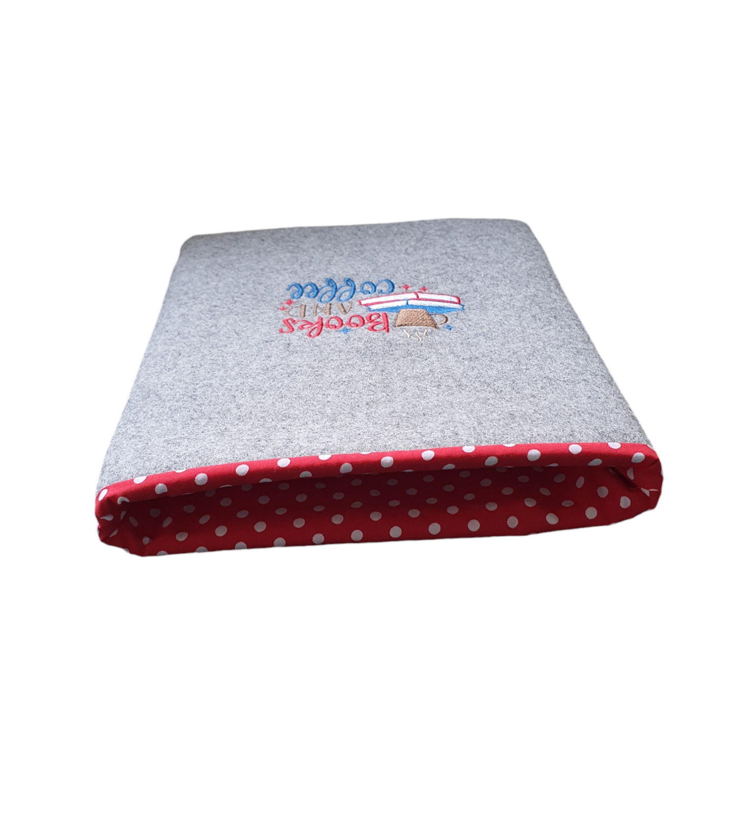 Handmade Embroidered Foam Padded Book Pouch, Book Lovers Gift, Book Cover, Book Sleeve, Book Bag, Kindle Pouch, Tablet, e-Reader