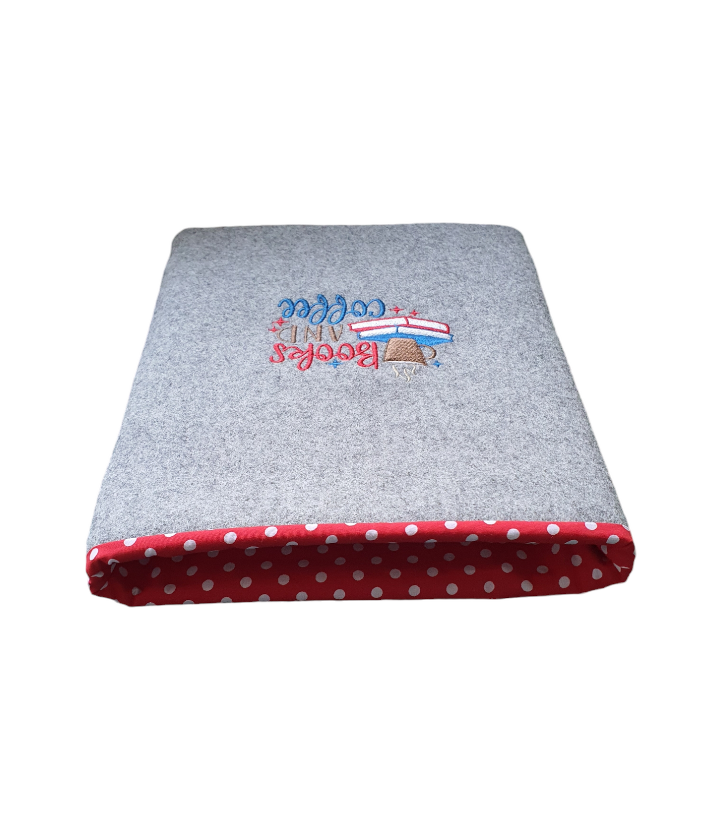 Handmade Embroidered Foam Padded Book Pouch, Book Lovers Gift, Book Cover, Book Sleeve, Book Bag, Kindle Pouch, Tablet, e-Reader