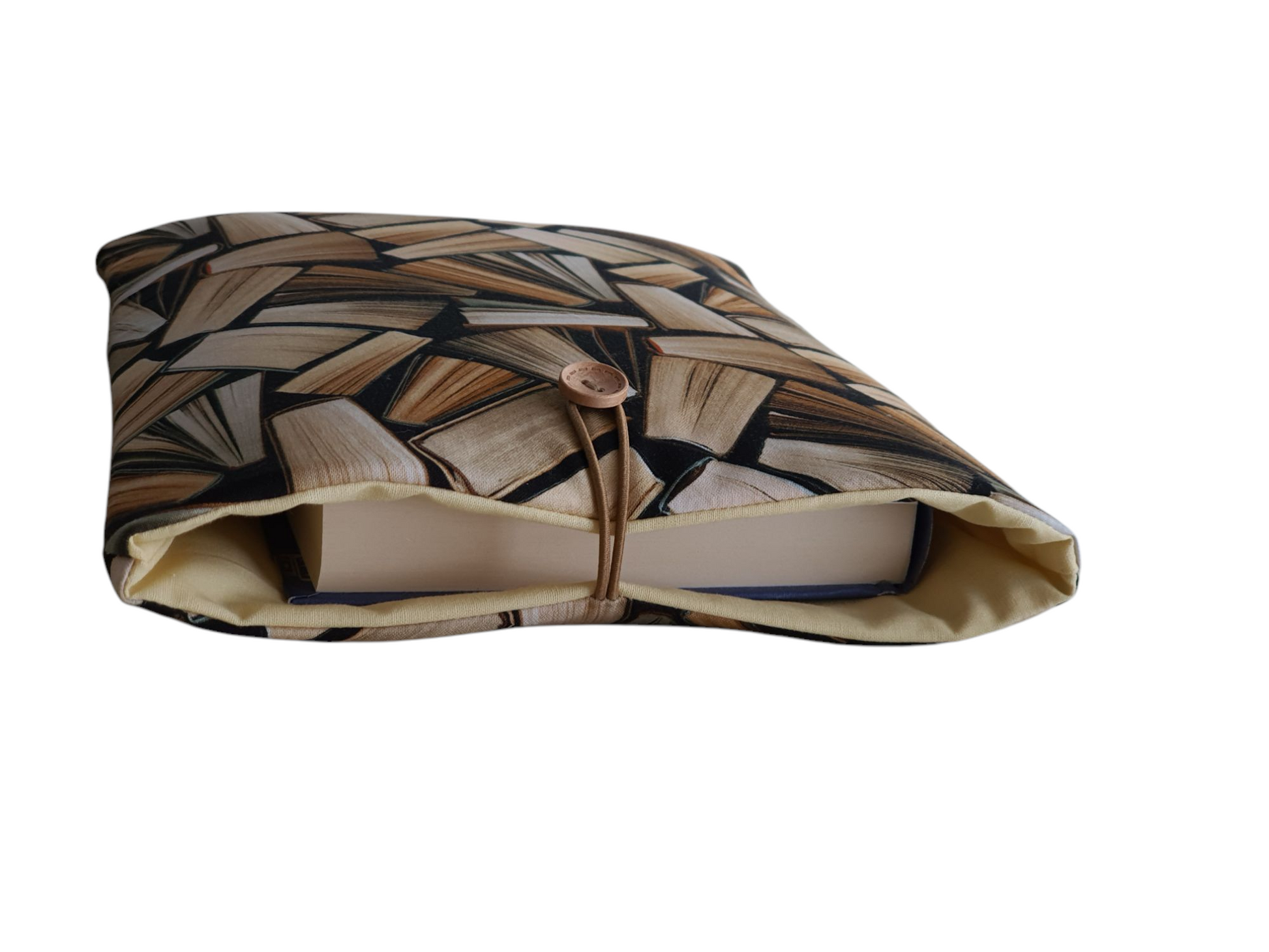 The handmade Book Cover would protect paperbacks and hardbacks from wear and tear.  