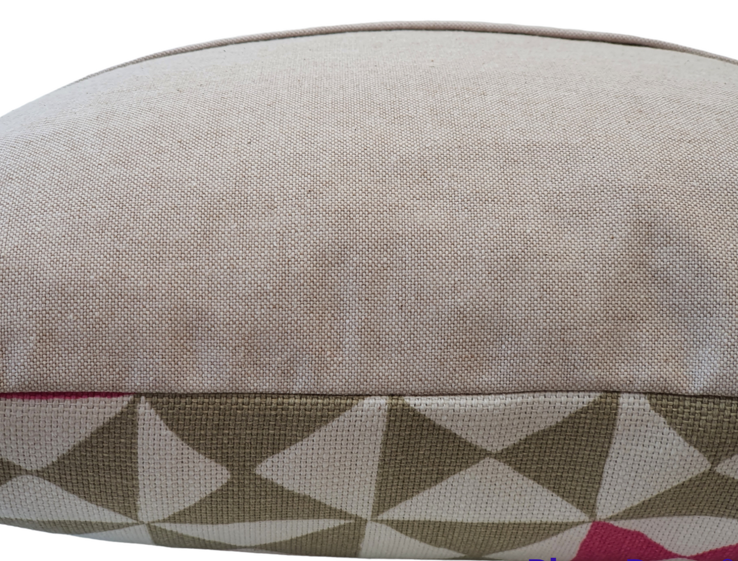 Geometric Pink - Handmade Cushion Cover (17x17)