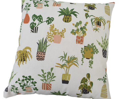 House Plants, Garden - Handmade Cushion Cover (17x17)