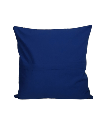 Seaside Lighthouse Waves  - Handmade Zipped Cushion Cover (17x17)
