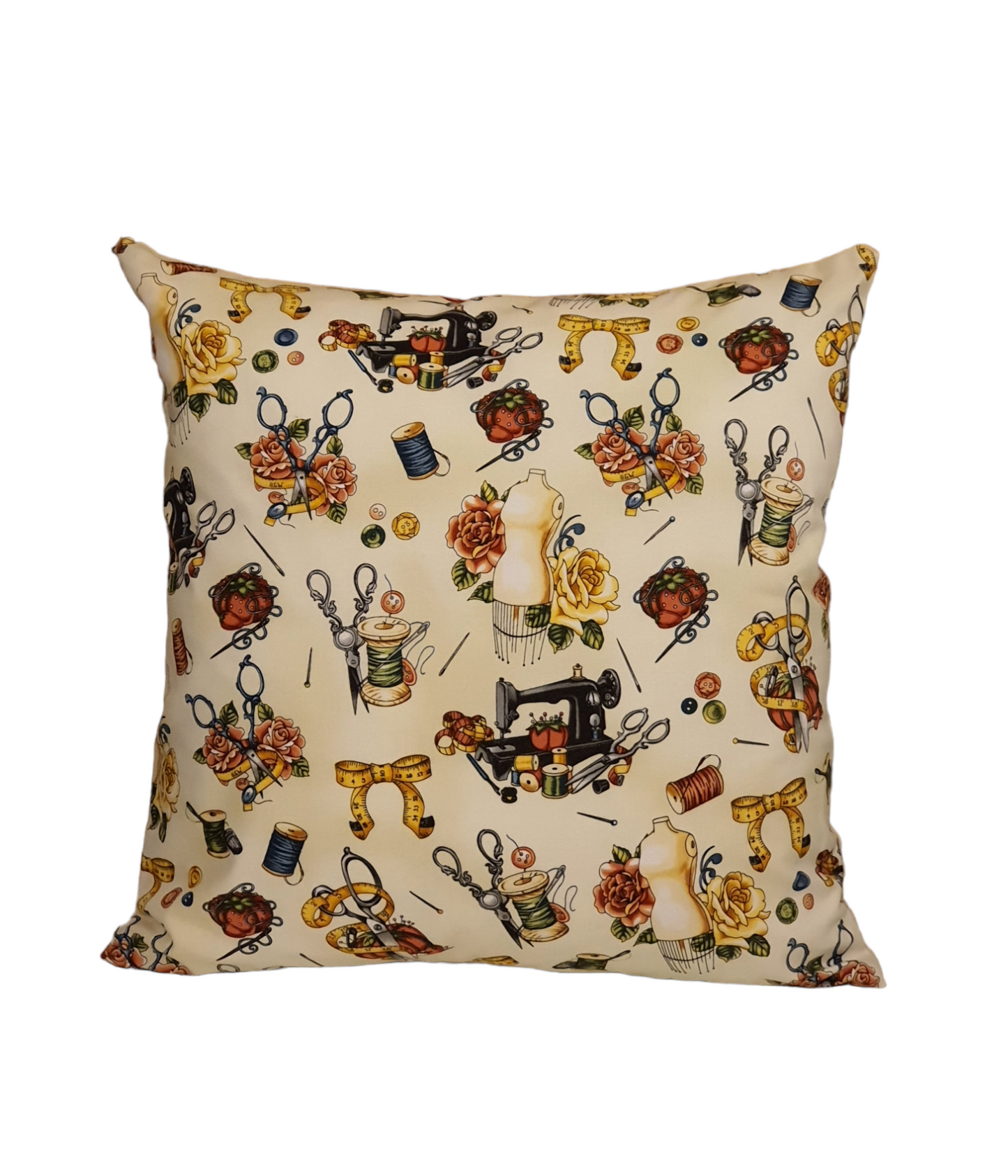 Vintage Couturier - Handmade Cushion Cover (17"x17")