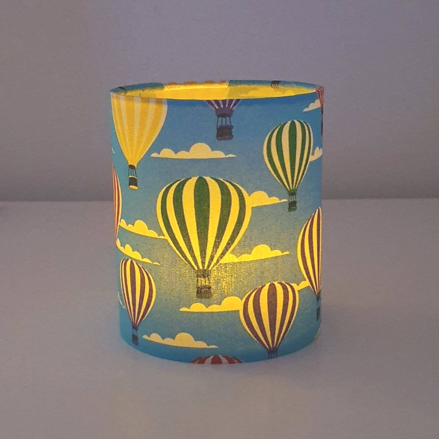 Tea Light Fabric Lantern - Handmade Hot Air Balloon 10cm Lantern
