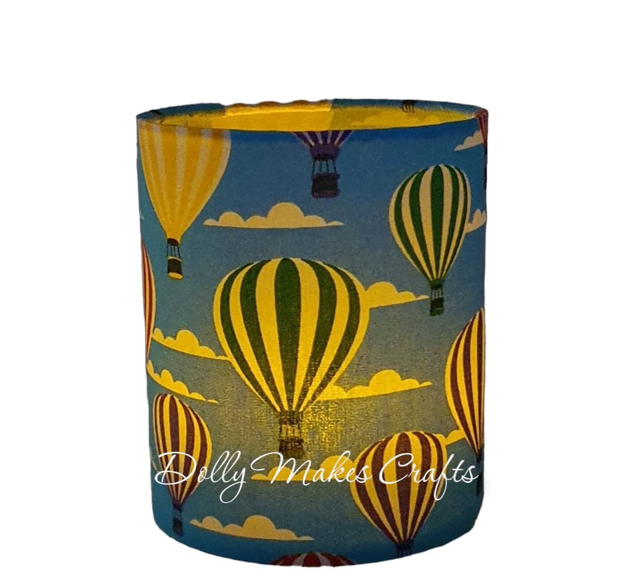 Tea Light Fabric Lantern - Handmade Hot Air Balloon 10cm Lantern