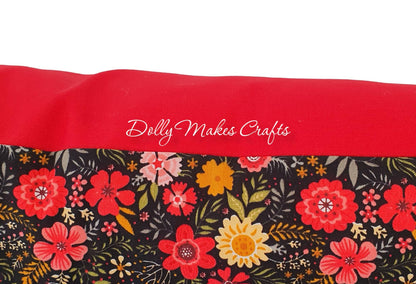 Ditsy Daisy Wildflowers - Handmade Cushion Cover (17x17)